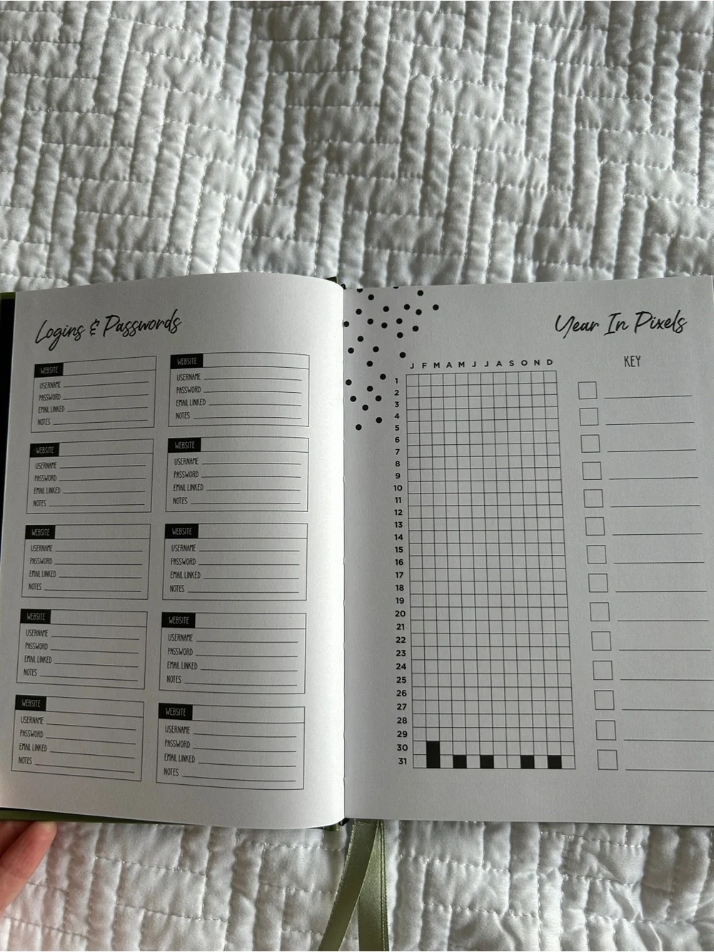 Lime and Mortar Undated Yearly Planner